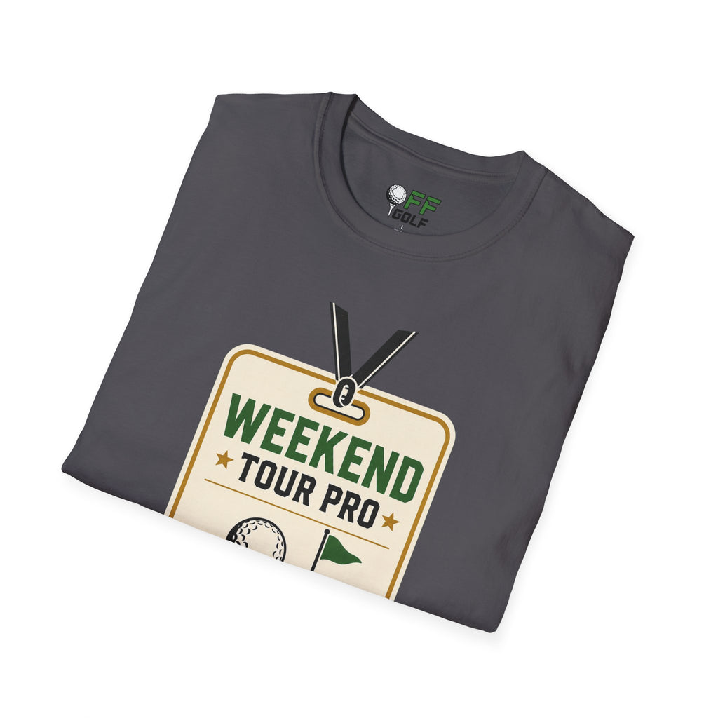 Weekend Tour Pro Golf T-Shirt - Front and Back Design (16 Colors)