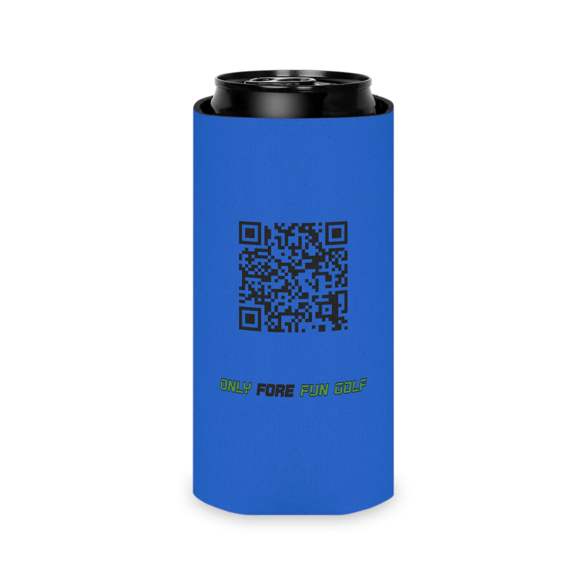 Can Cooler — 'Take the Fun Seriously' Beverage Cooler with QR Code Design