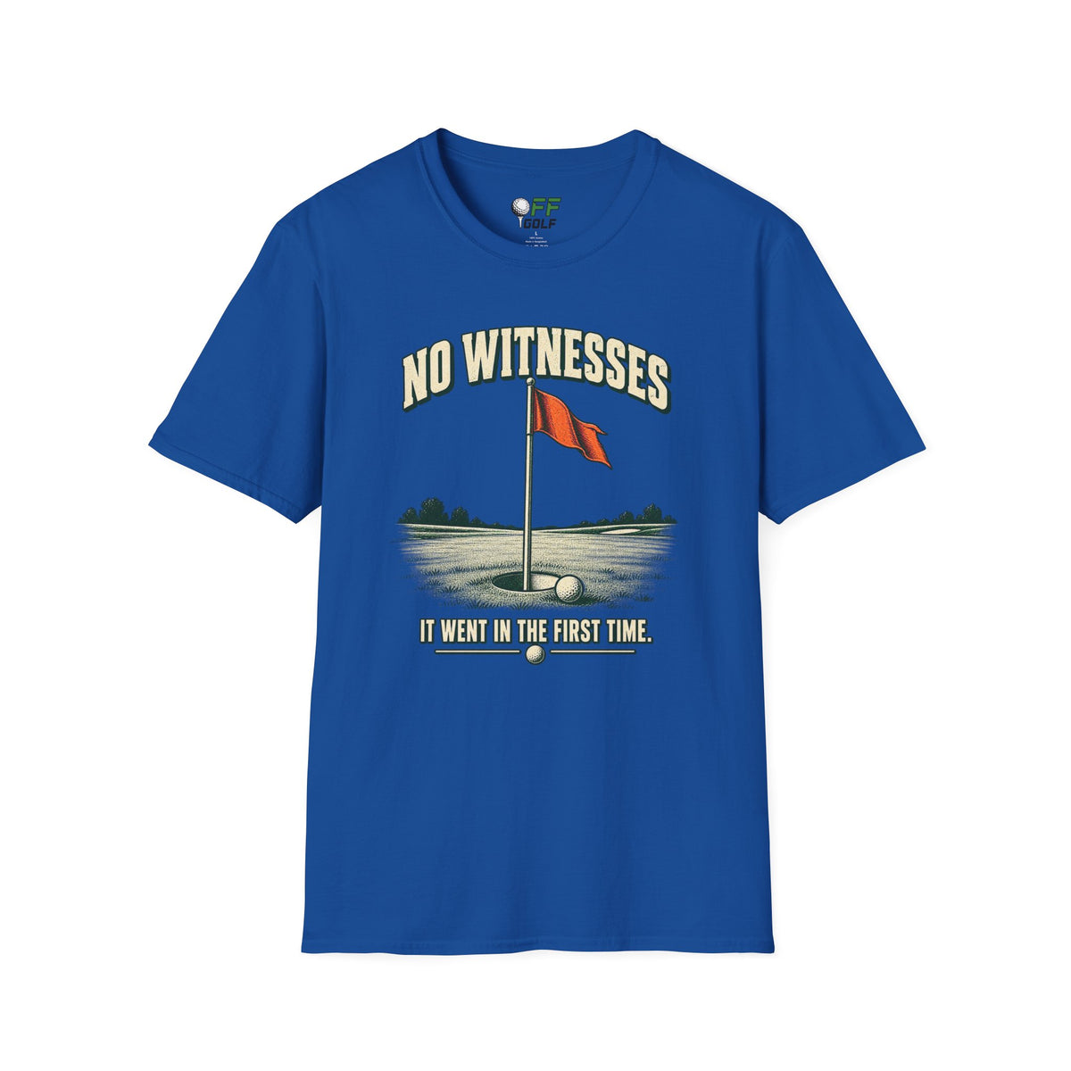 No Witnesses T-Shirt — Vintage Red Flag Graphic Tee (16 Colors)