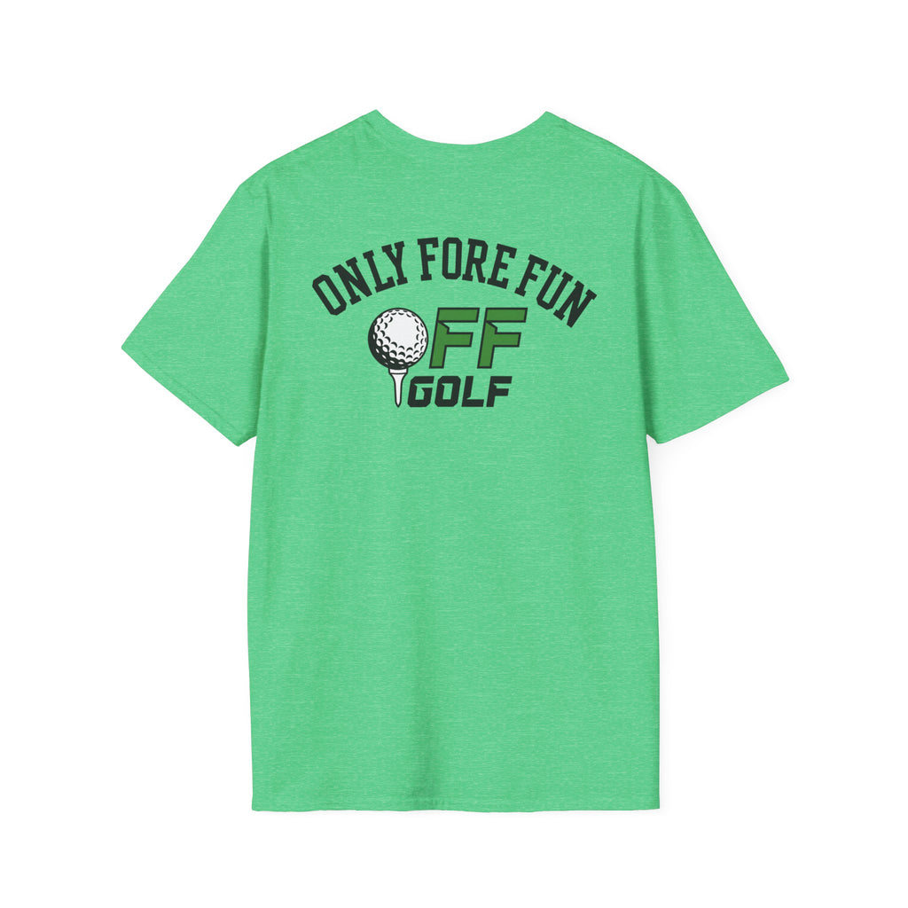Golf T-Shirt — "Tee Time Hero" Pixel Golfing Tee (16 colors)