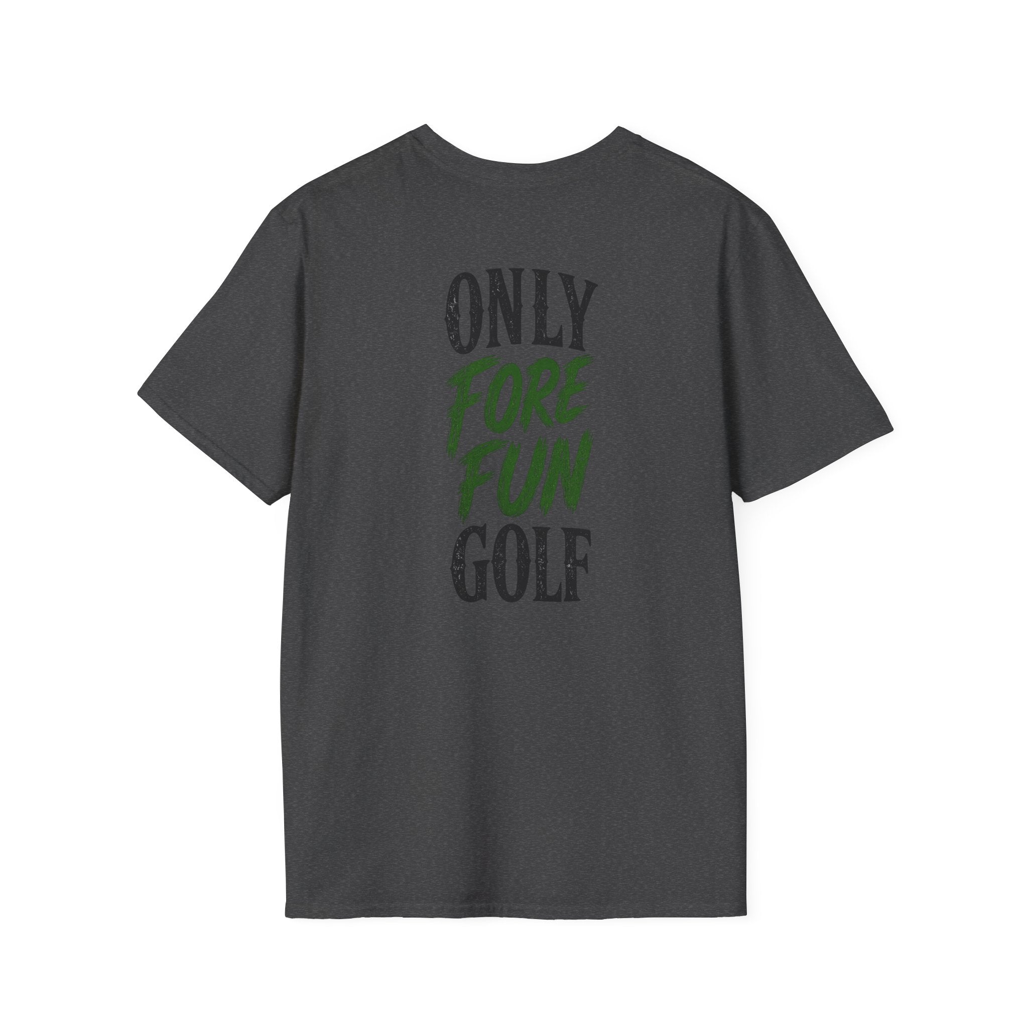 Alien Golf Retro Sunset T-Shirt — "Good Vibes & Bogeys" (16 colors)