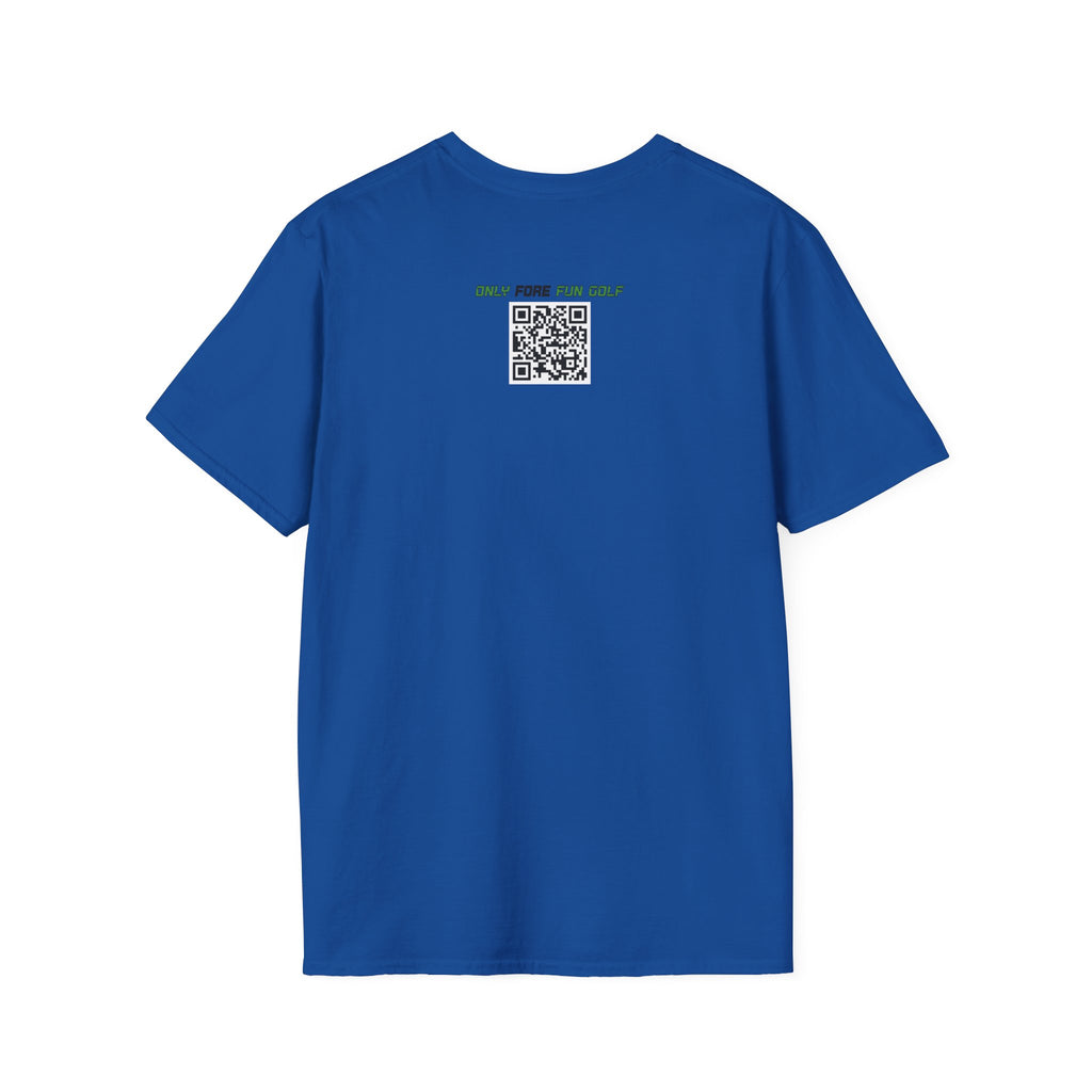Golf T-Shirt — "High Score" Retro Arcade Pinball Golfing Tee (16 colors)