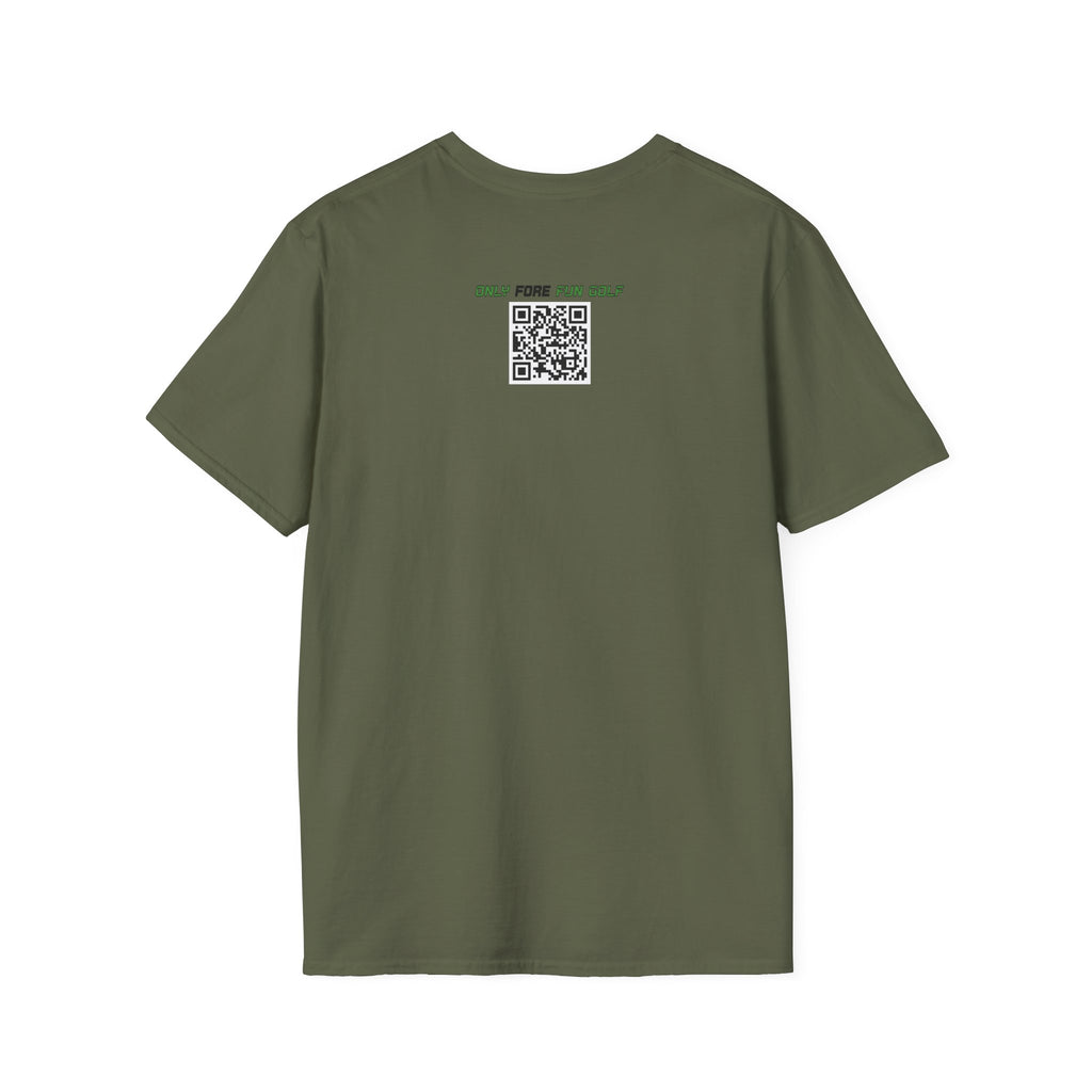 Golf T-Shirt — "High Score" Retro Arcade Pinball Golfing Tee (16 colors)
