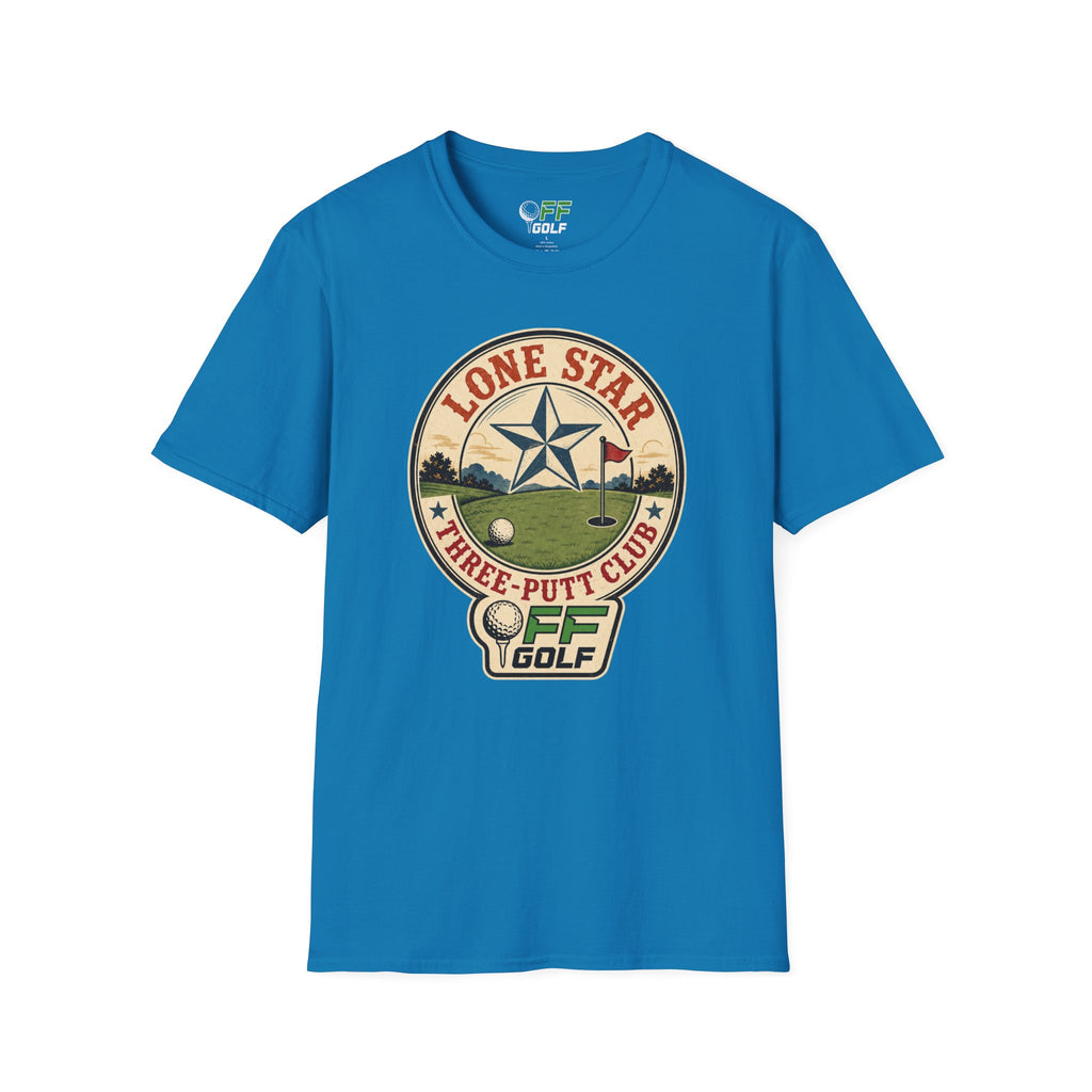 Lone Star Golf Vintage T-Shirt — Retro Texas 3 Putt Club Tee (16 colors)