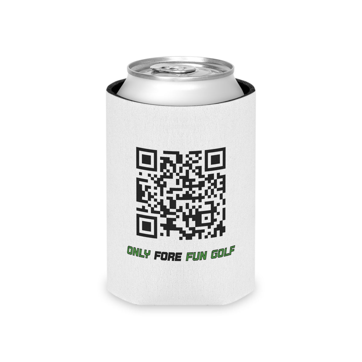 Regular or Slim Can Cooler — 'Shank Responsibly' Beverage Cooler - White