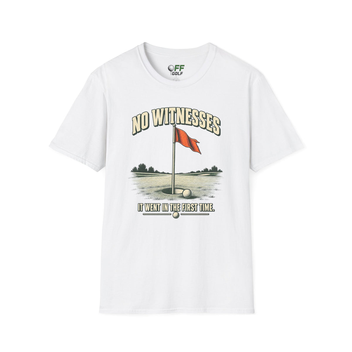 No Witnesses T-Shirt — Vintage Red Flag Graphic Tee (16 Colors)