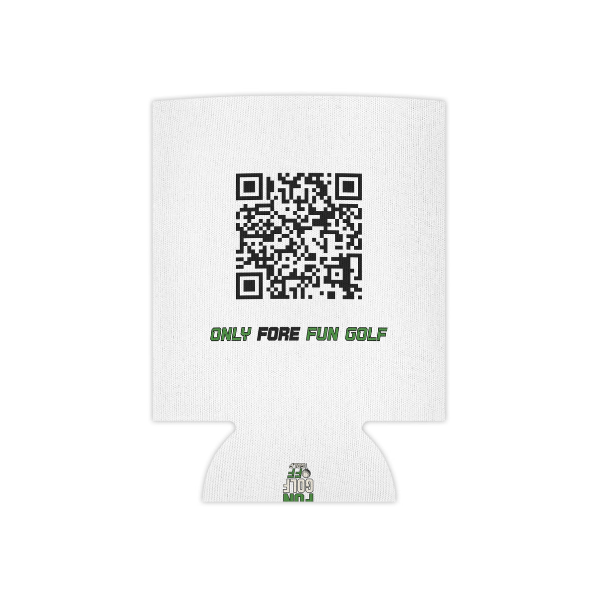 Regular or Slim Can Cooler — 'Take the Fun Seriously' Beverage Cooler - White