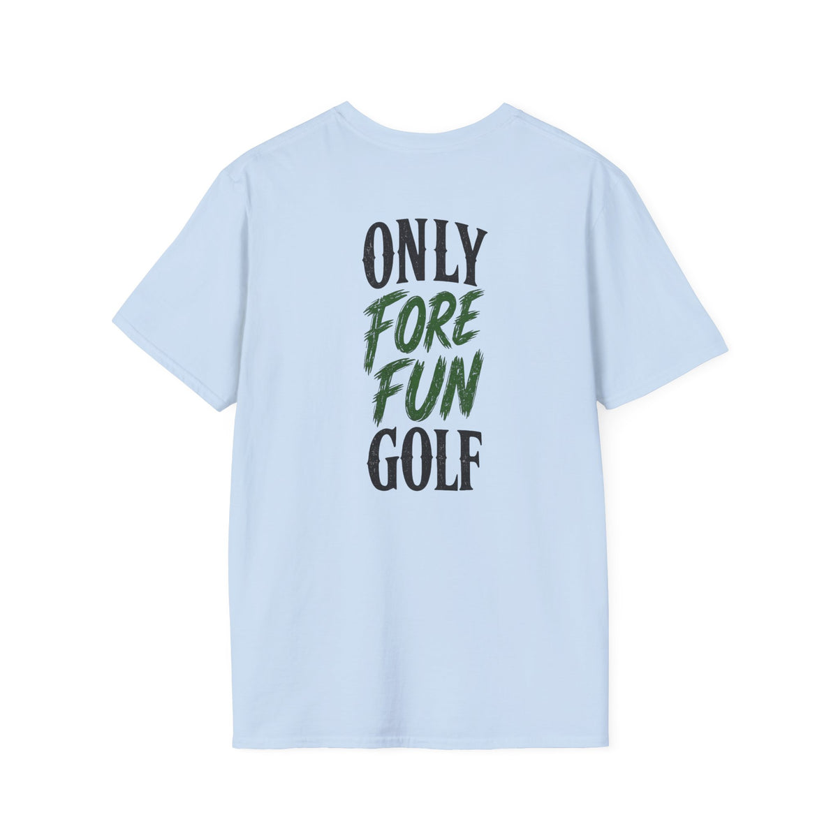 Alien Golf Retro Sunset T-Shirt — "Good Vibes & Bogeys" (16 colors)