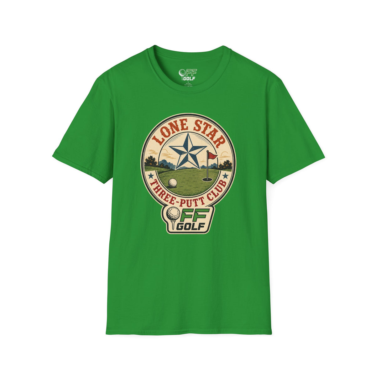 Lone Star Golf Vintage T-Shirt — Retro Texas 3 Putt Club Tee (16 colors)