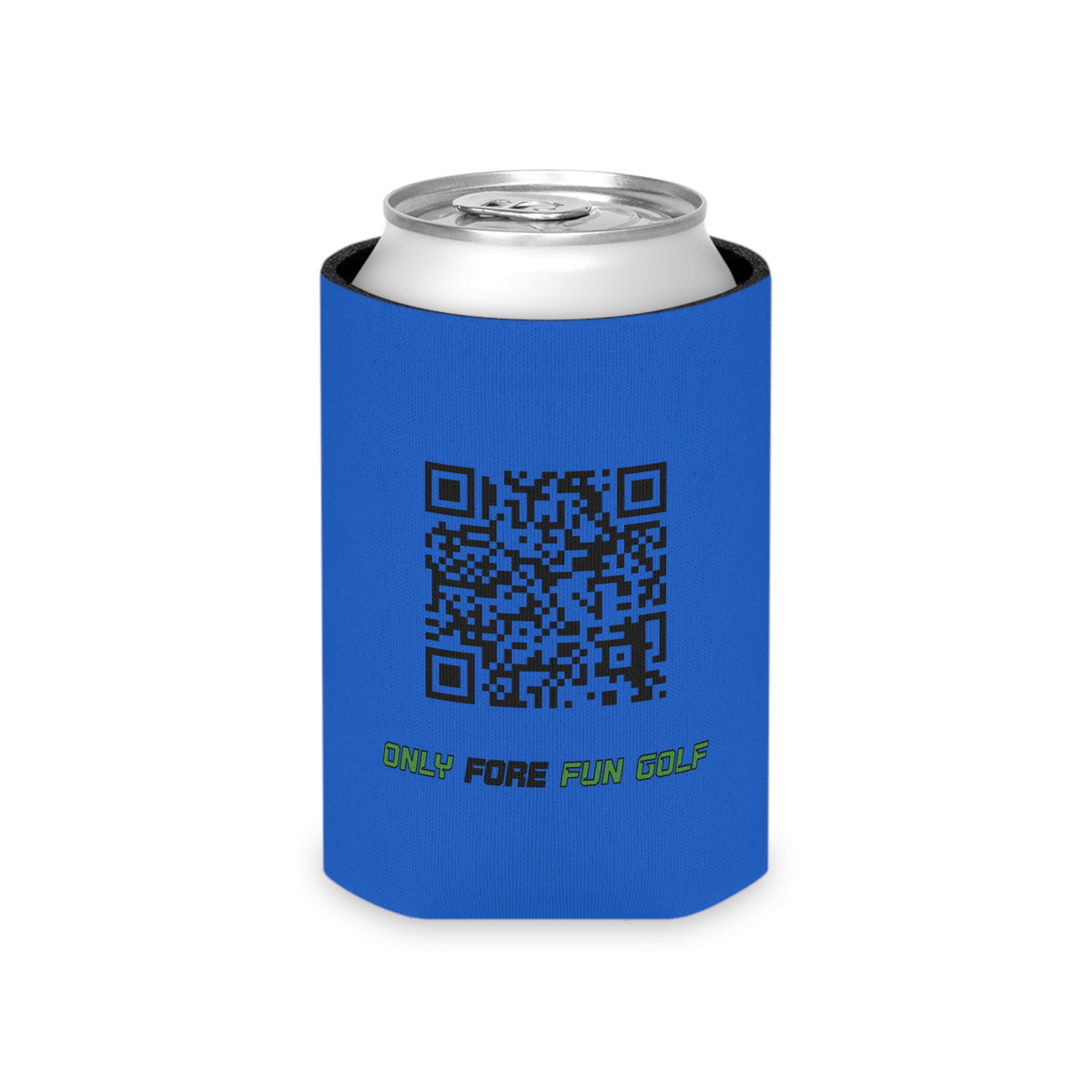 Can Cooler — 'Take the Fun Seriously' Beverage Cooler with QR Code Design