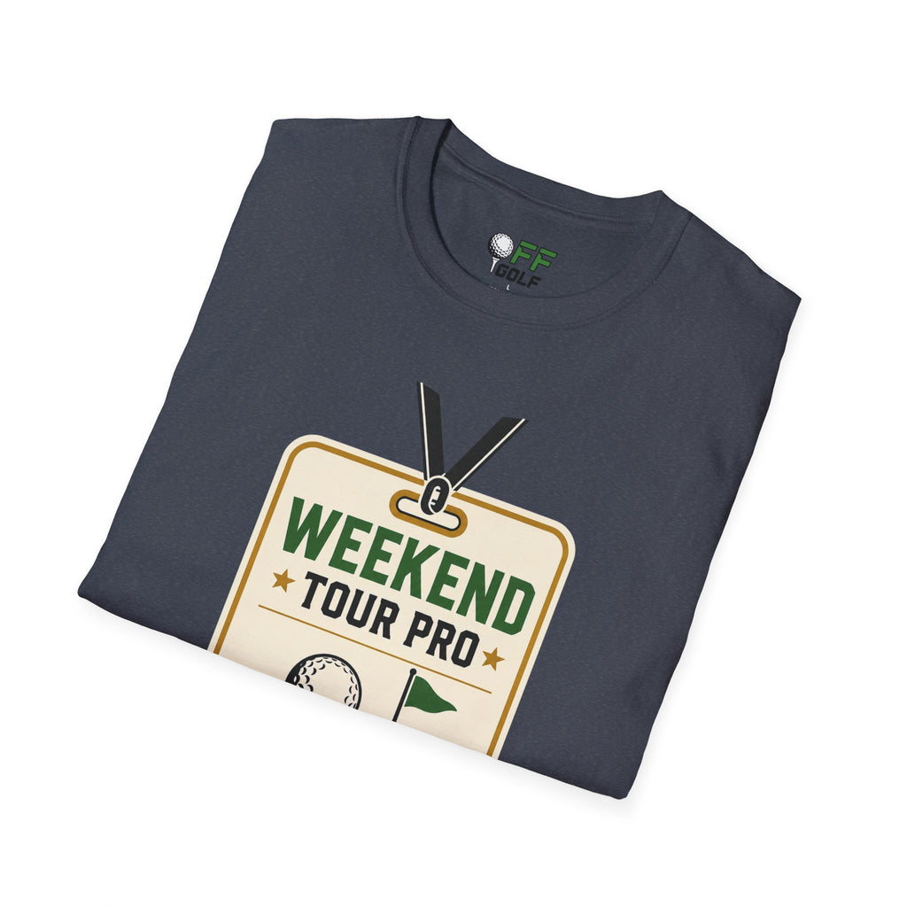 Weekend Tour Pro Golf T-Shirt - Front and Back Design (16 Colors)