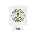 Regular or Slim Can Cooler — 'Grip it & Sip It' Beverage Cooler - White