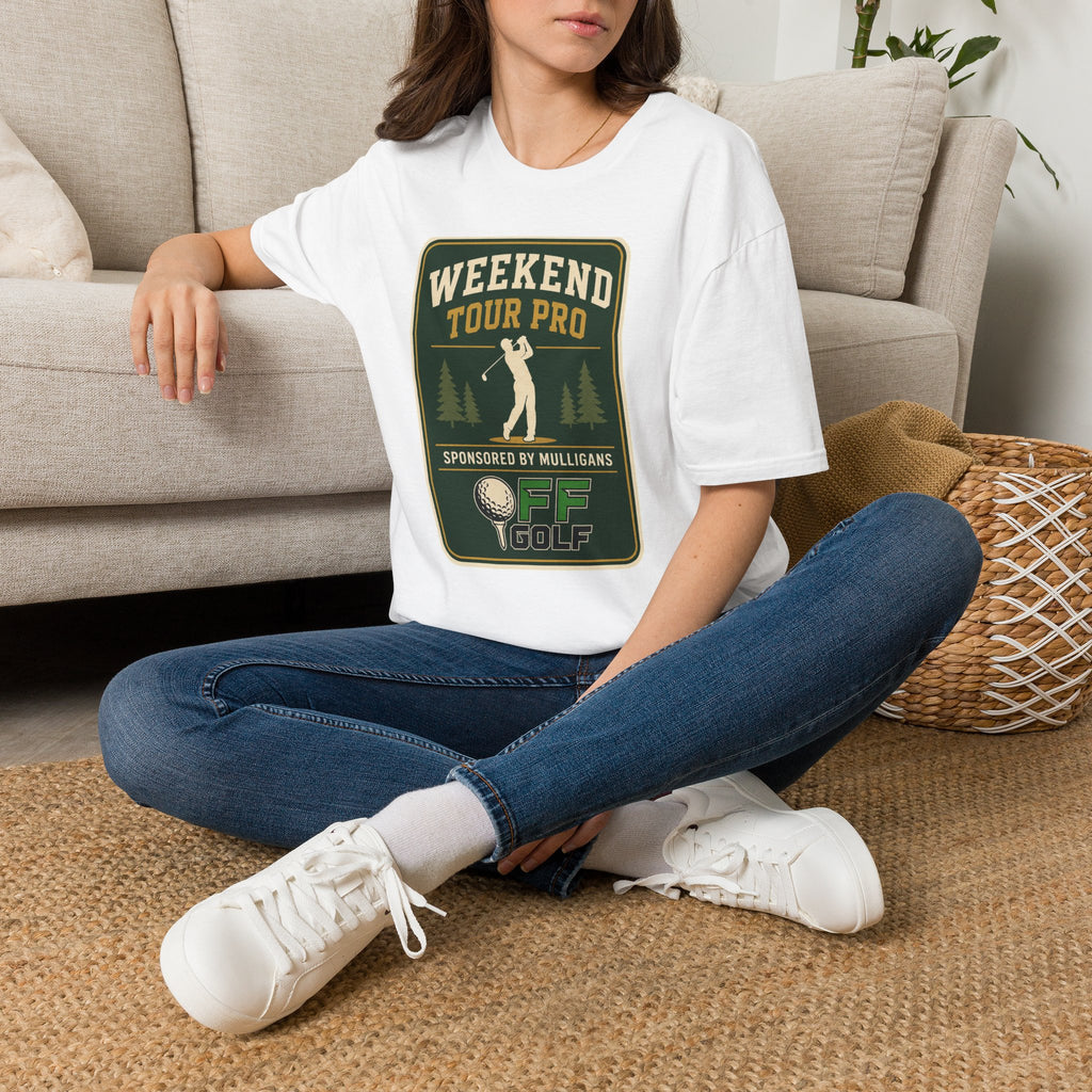 Golf T-Shirt — 'Weekend Tour Pro' Graphic Golfing Tee (16 Colors)