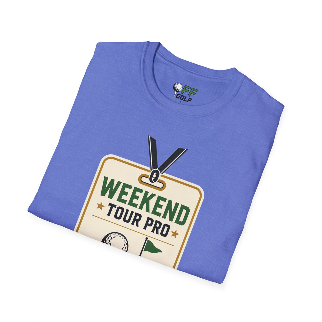 Weekend Tour Pro Golf T-Shirt - Front and Back Design (16 Colors)