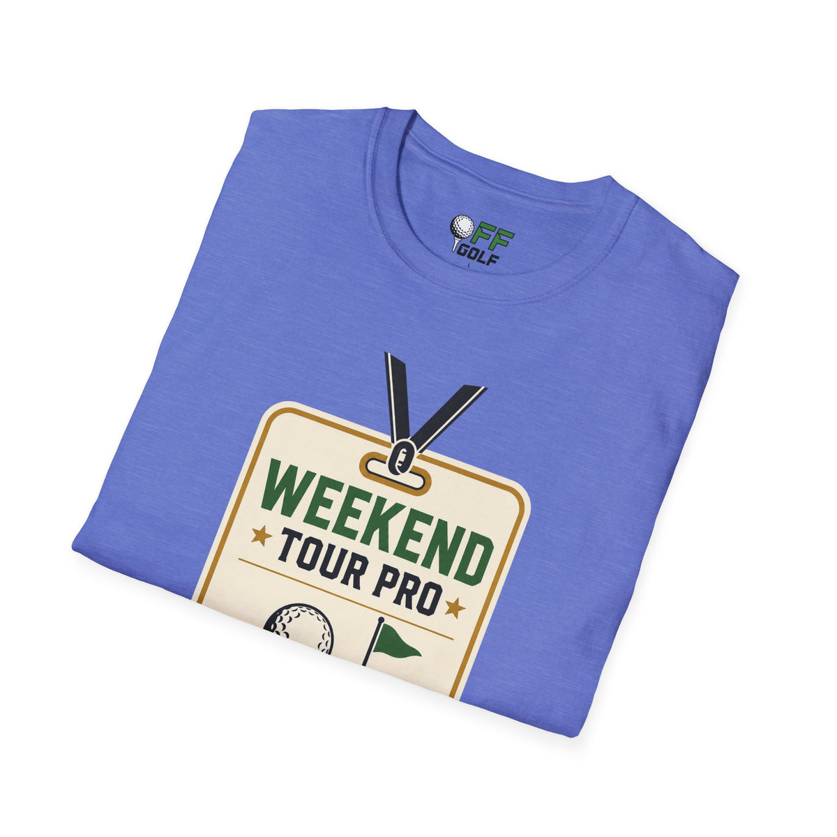 Weekend Tour Pro Golf T-Shirt - Front and Back Design (16 Colors)