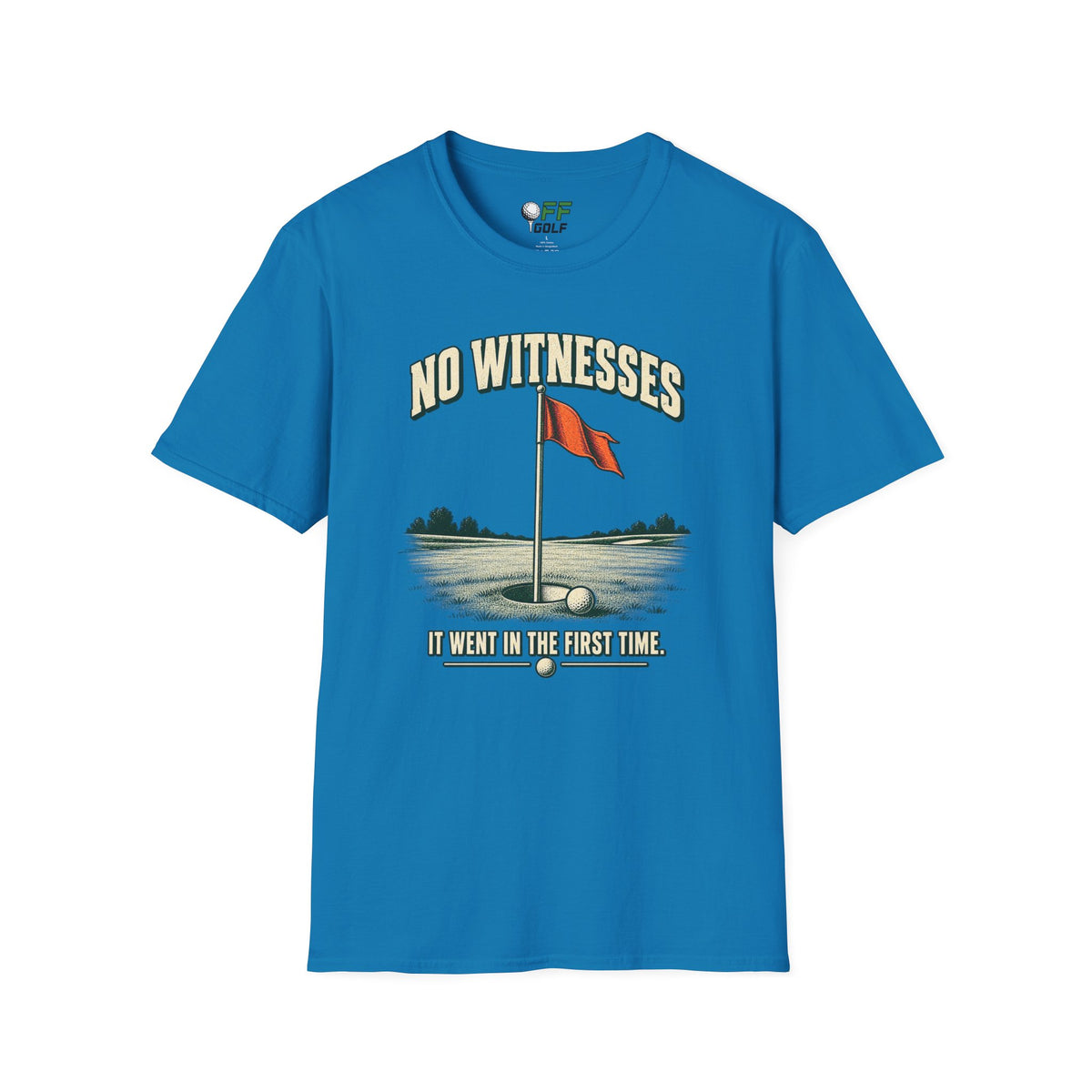 No Witnesses T-Shirt — Vintage Red Flag Graphic Tee (16 Colors)