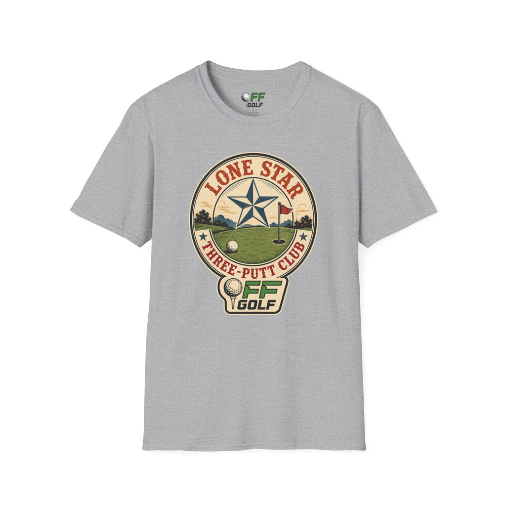 Lone Star Golf Vintage T-Shirt — Retro Texas 3 Putt Club Tee (16 colors)