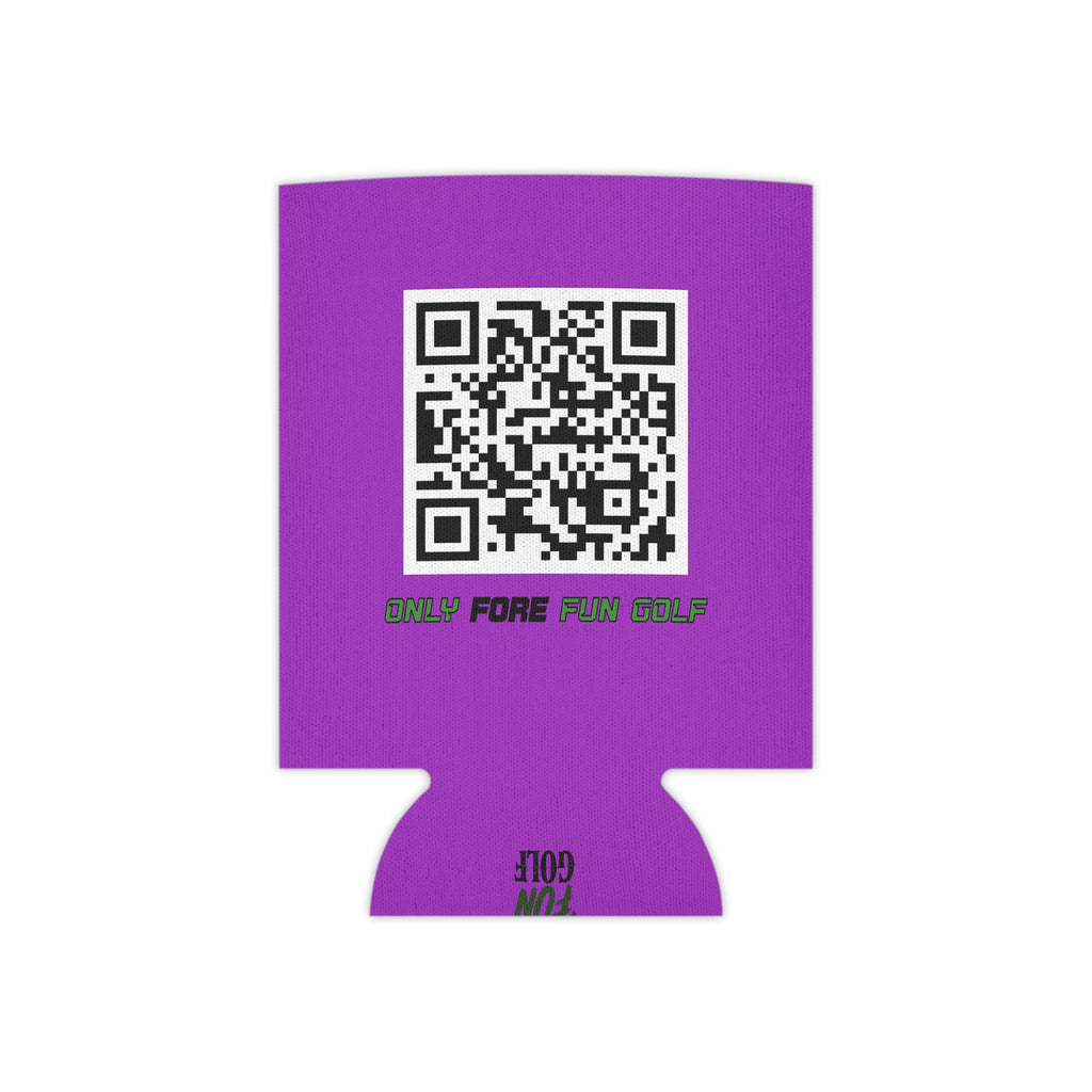 Regular or Slim Can Cooler — 'Shank Responsibly' Beverage Cooler - Purple