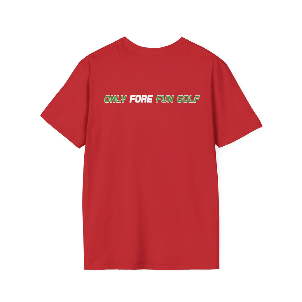 Sasquatch Golf Graphic T-Shirt — Bigfoot Golfer Funny Tee (16 colors)