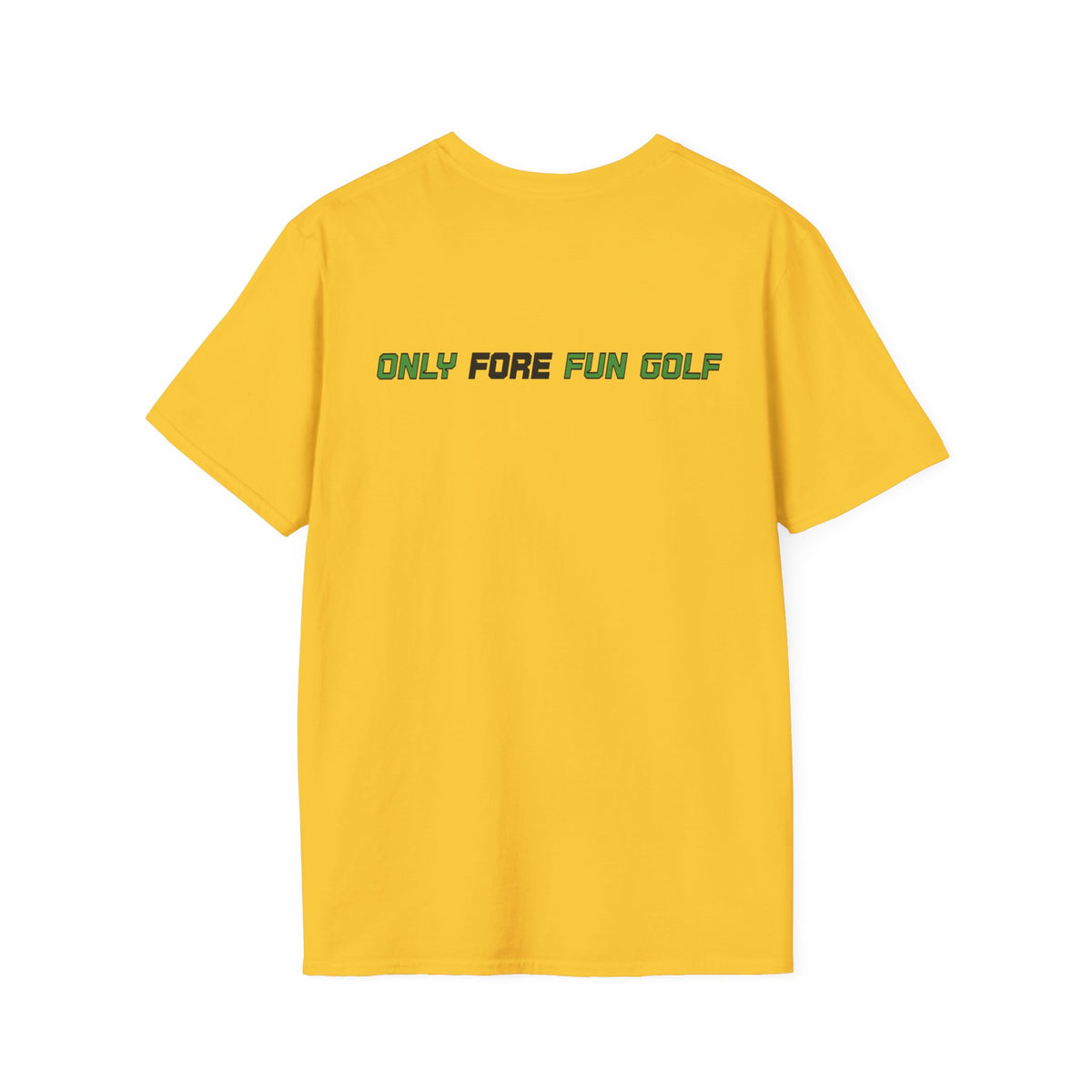 Sasquatch Golf Graphic T-Shirt — Bigfoot Golfer Funny Tee (16 colors)