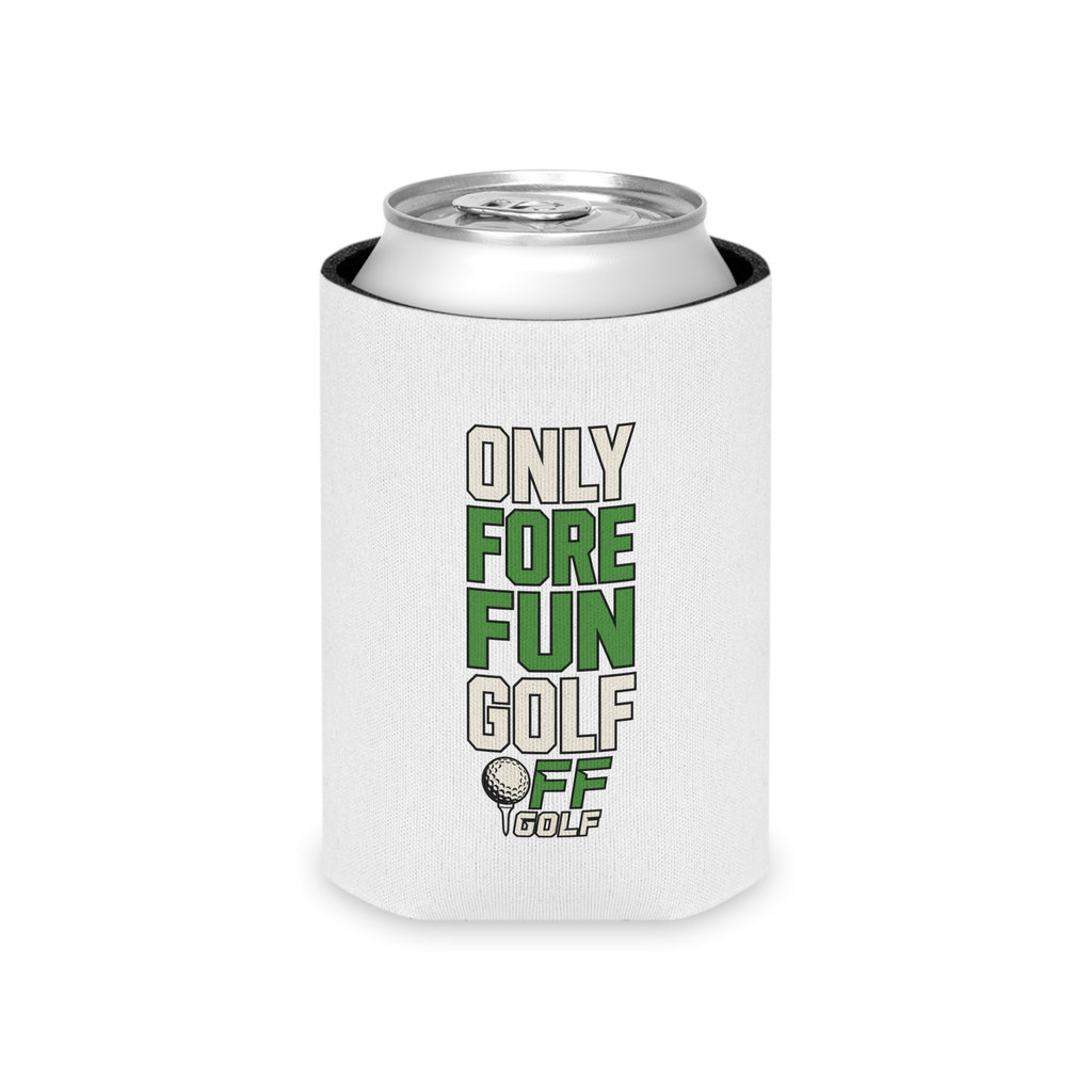 Regular or Slim Can Cooler — 'Grip it & Sip It' Beverage Cooler - White