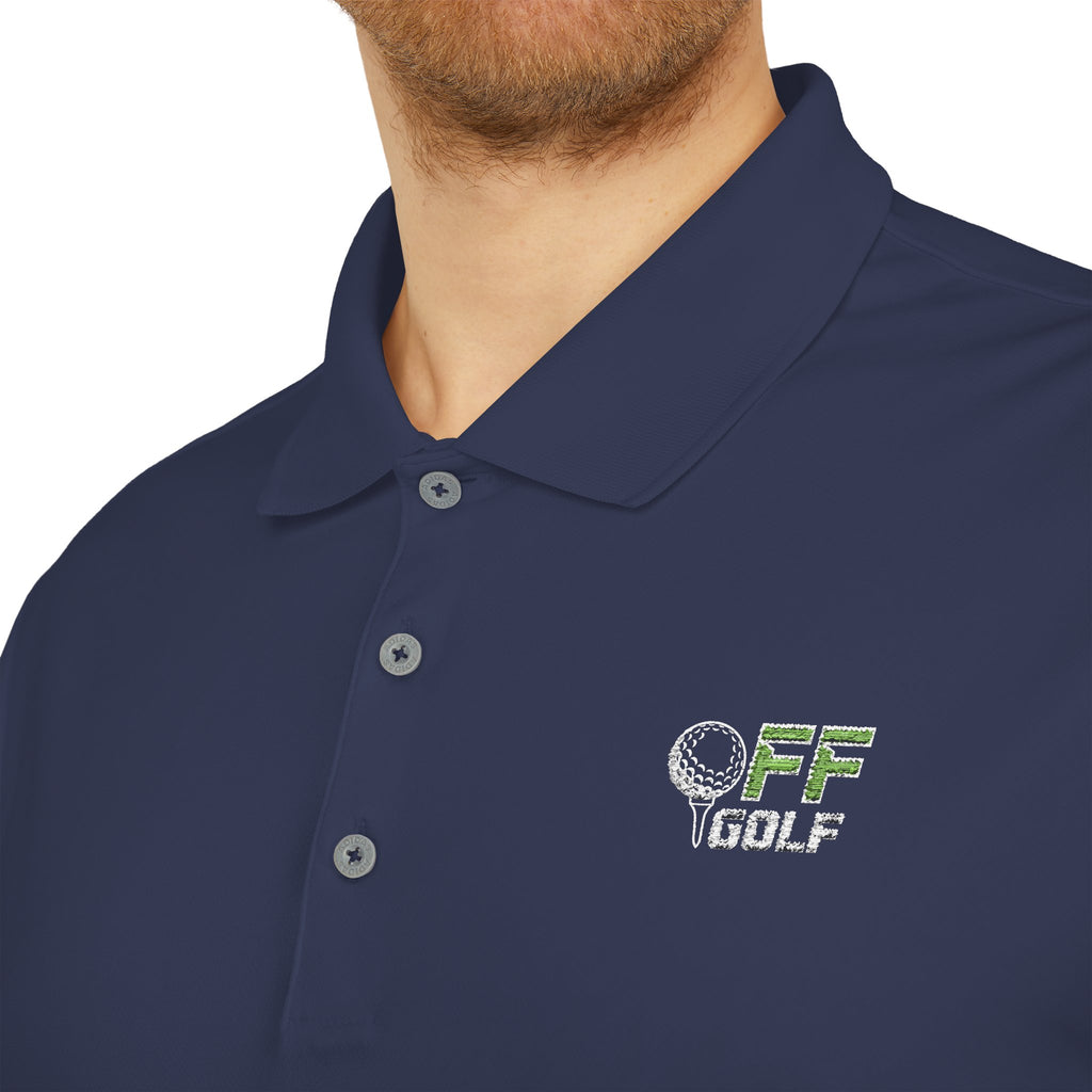 OFF Golf Performance Polo — Adidas Performance Golf Shirt (6 colors with white logo)