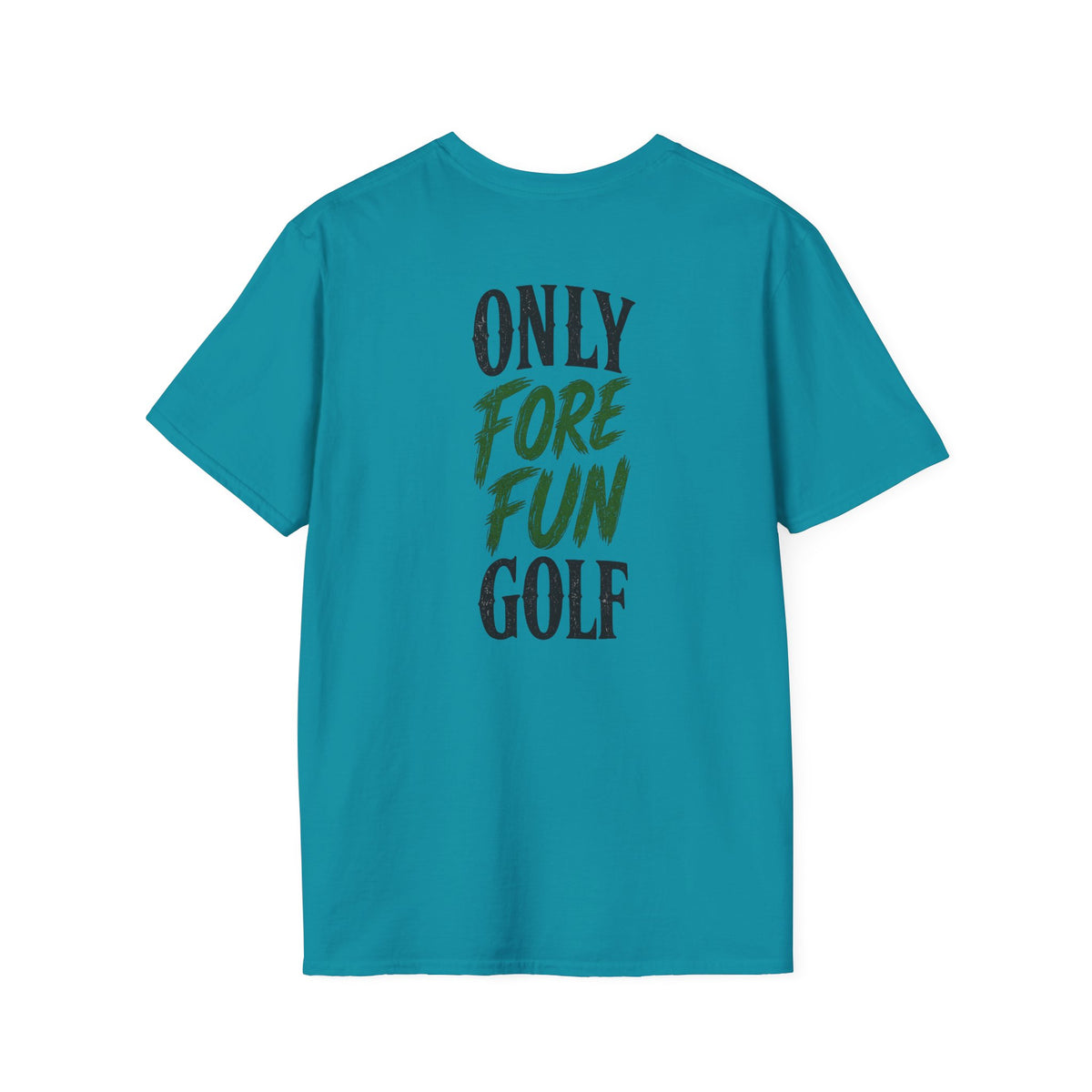 Alien Golf Retro Sunset T-Shirt — "Good Vibes & Bogeys" (16 colors)