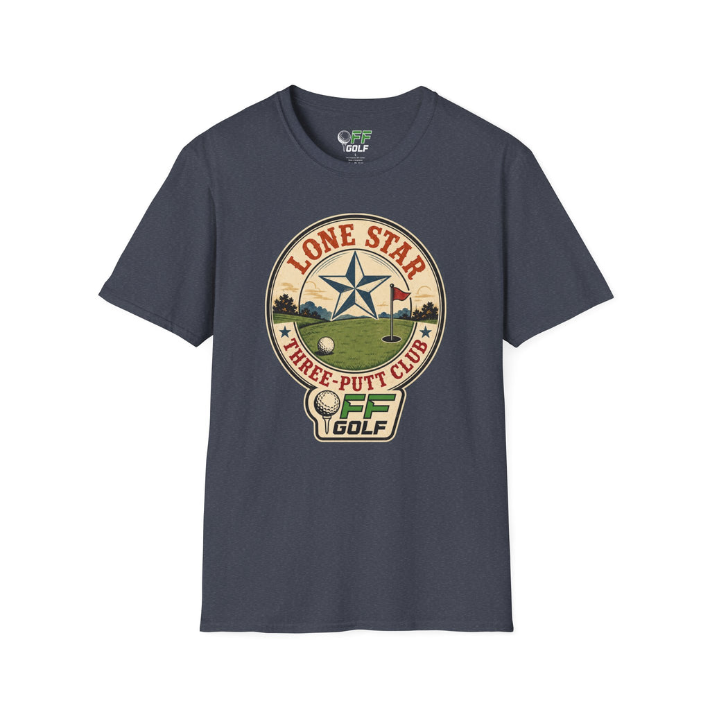 Lone Star Golf Vintage T-Shirt — Retro Texas 3 Putt Club Tee (16 colors)