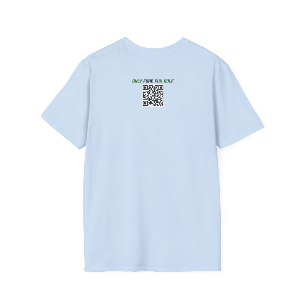 Golf T-Shirt — "High Score" Retro Arcade Pinball Golfing Tee (16 colors)